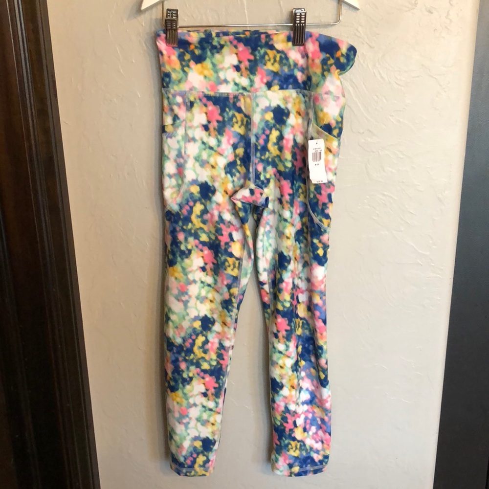 Old navy power soft leggings size 8 medium girls NWT